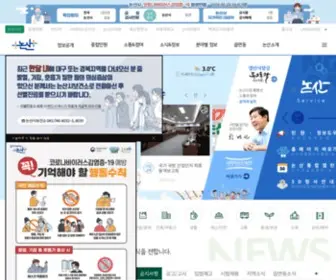 Nonsan.go.kr(논산시) Screenshot