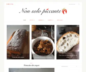 Nonsolopiccante.it(Non solo piccante) Screenshot
