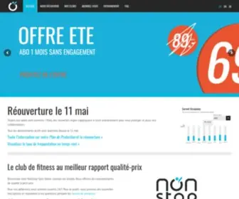 Nonstopgym.com(Bienvenue) Screenshot