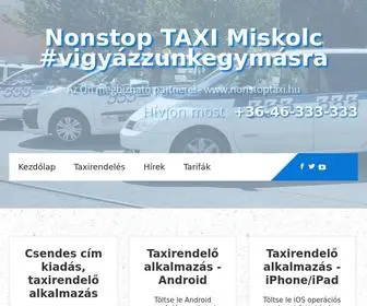 Nonstoptaxi.hu(Bemutatkozás) Screenshot