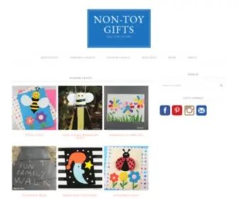 Nontoygifts.com(Easy Kids Crafts and Activities I Non) Screenshot