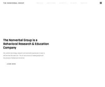 Nonverbalgroup.com(Nonverbal Group) Screenshot