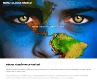 Nonviolenceunited.org(NONVIOLENCE UNITED) Screenshot