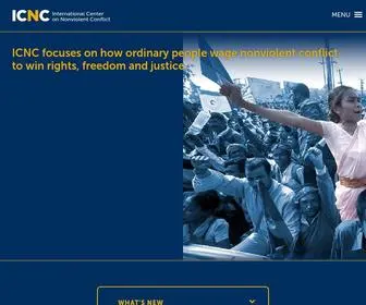 Nonviolent-Conflict.org(ICNC) Screenshot