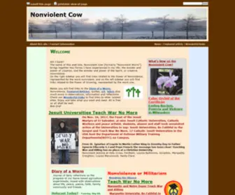 Nonviolentworm.org(Nonviolent Cow) Screenshot