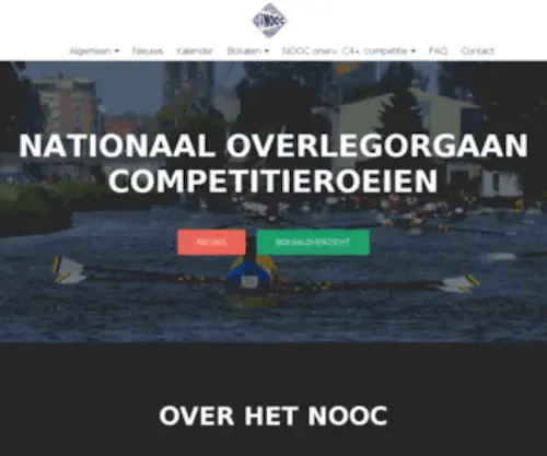 Nooc.nl(Nationaal overlegorgaan competitieroeien) Screenshot