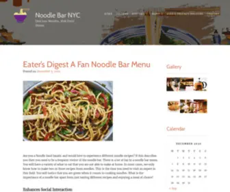 Noodlebarnyc.com(Learn More Goldie N. Smallwood) Screenshot