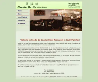 Noodlegogo.com(Noodle Go Go Asian Bistro Restaurant in South Plainfield) Screenshot