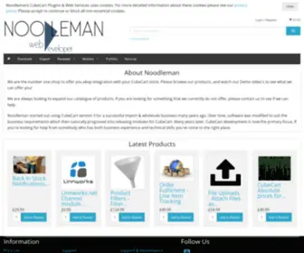 Noodleman.co.uk(Noodlemans CubeCart Plugins & Web Services) Screenshot