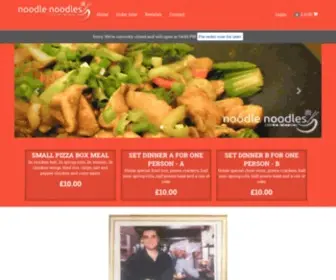 Noodlenoodlesonline.co.uk(Browse the menu of noodle noodles) Screenshot