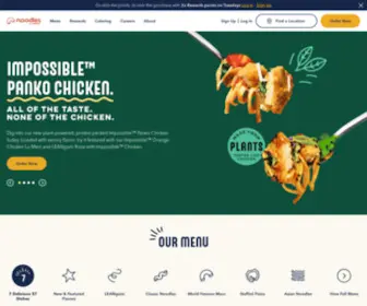 Noodles.com(Noodles & Company has a dish for everyone) Screenshot