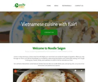 Noodlesaigon.com(Noodle Saigon) Screenshot