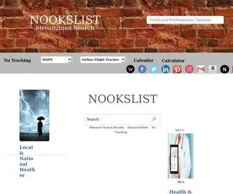 Nookslist.com("NooksList) Screenshot