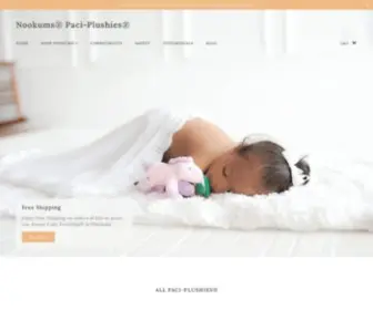 Nookums.com(Nookums® Paci) Screenshot