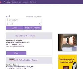 Nool.com.br(Incluindo e organizando informações) Screenshot