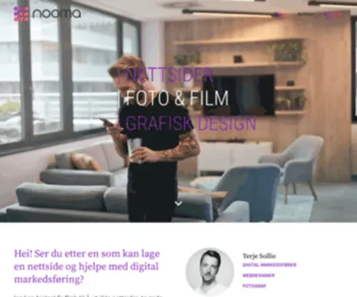Nooma.no(Reklamebyrå) Screenshot