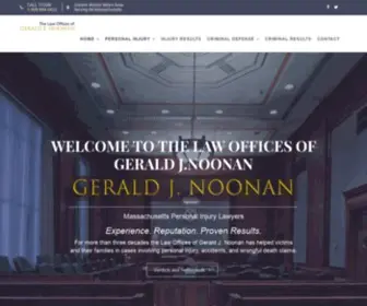 Noonanlawma.com(Brockton Personal Injury & Criminal Lawyers) Screenshot