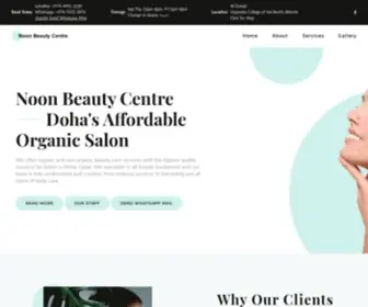 Noonbeauty.com(Noon Beauty Salon) Screenshot