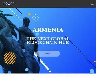 Nooor.io(Nooor Blockchain Armenia) Screenshot