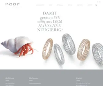Noor-Jewels.de(Die Diamantschmuck Manufaktur von noor liegt im Herzen des deutschen Schmuckhandwerks) Screenshot