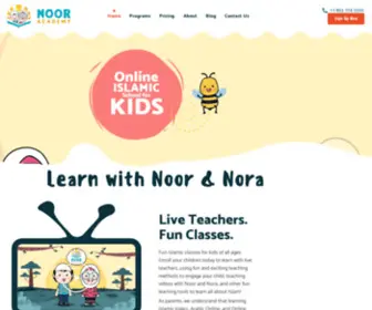 Nooracademy.com(Noor Academy) Screenshot