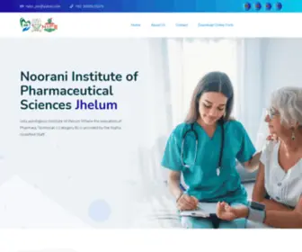 Nooraniinstitute.com(Noorani Institute of Pharmaceutical Sciences Jhelum) Screenshot