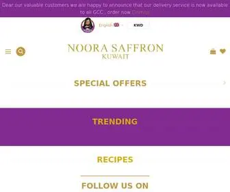 Noorasaffron.com(Saffron and Tea online shopping Kuwait) Screenshot