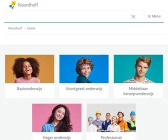 Noordhoff.nl(Voor kleine dromen en grote ambities. Noordhoff) Screenshot