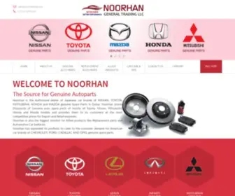 Noorhantrdg.com(Genuine Toyota) Screenshot