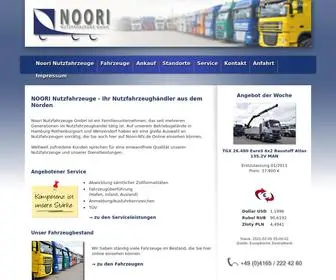 Noori-NFZ.de(Noori Nutzfahrzeuge GmbH) Screenshot