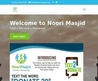 Noorimasjid.org(Noori Masjid) Screenshot