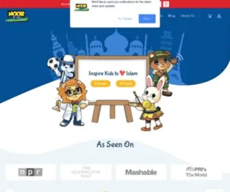 Noorkids.com(Noor Kids) Screenshot