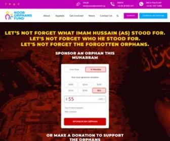 Noororphansfund.org(Noor Orphans Fund) Screenshot