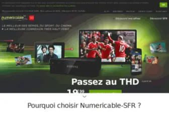 Noos.fr(Numericable : internet très haut debit 100 Mega et Télévision avec la fibre) Screenshot
