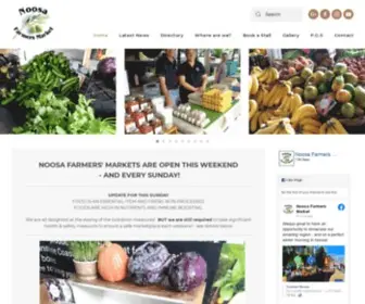 Noosafarmersmarket.com.au(Noosa Farmers Market) Screenshot