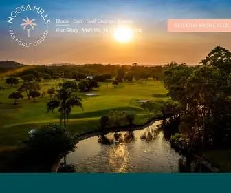 Noosahills.com.au(Noosa Hills Golf Course Sunshine Coast Par 3 Golf Course) Screenshot