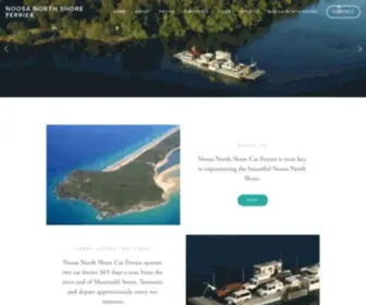 Noosanorthshoreferries.com.au(NOOSA NORTH SHORE FERRIES) Screenshot