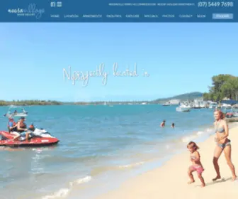 Noosavillageriverresort.com(Noosa Village River Resort) Screenshot