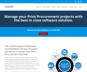 Noosh.com(Marketing Execution Software) Screenshot