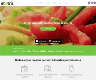 Nootric.es(Dietistas y nutricionistas online) Screenshot