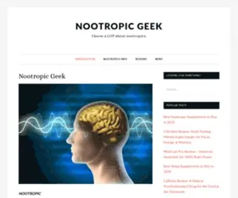 NootropicGeek.com(NootropicGeek) Screenshot