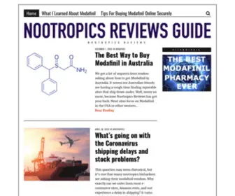 Nootropicsreviewsguide.com(Nootropics Review Guide) Screenshot