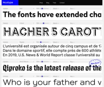 Nootype.com(Welcome) Screenshot