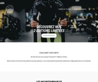 Nopainnogain.fr(Vêtements musculation) Screenshot