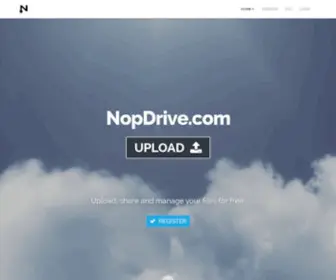 Nopdrive.com(Upload Files) Screenshot