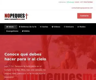 Nopequesmas.com(Salvación) Screenshot