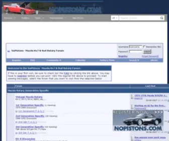 Nopistons.com(Mazda) Screenshot