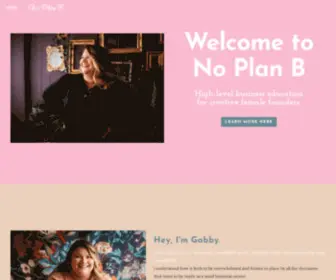 Noplanbconsulting.com(Entrepreneur) Screenshot