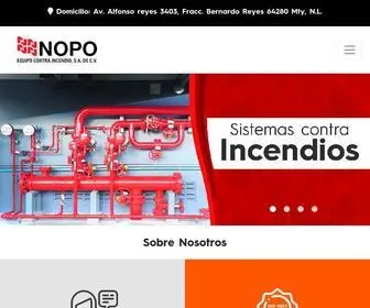 Nopo.com.mx(Equipo Contra Incendio slider inicio) Screenshot