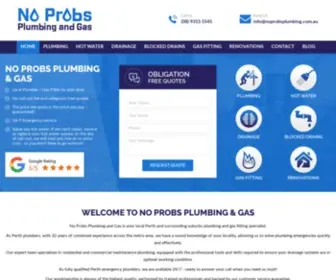 Noprobsplumbing.com.au(Noprobsplumbing) Screenshot